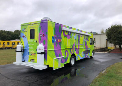 Exterior of food truck