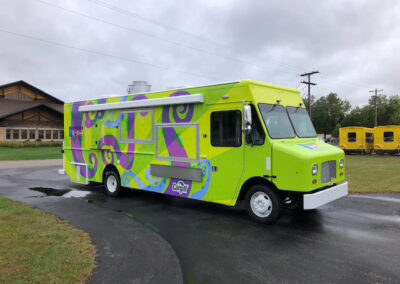 Exterior of food truck