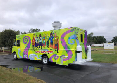 Exterior of food truck