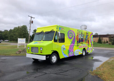 Exterior of food truck