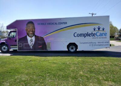 Outside of CompleteCare mobile medical care center