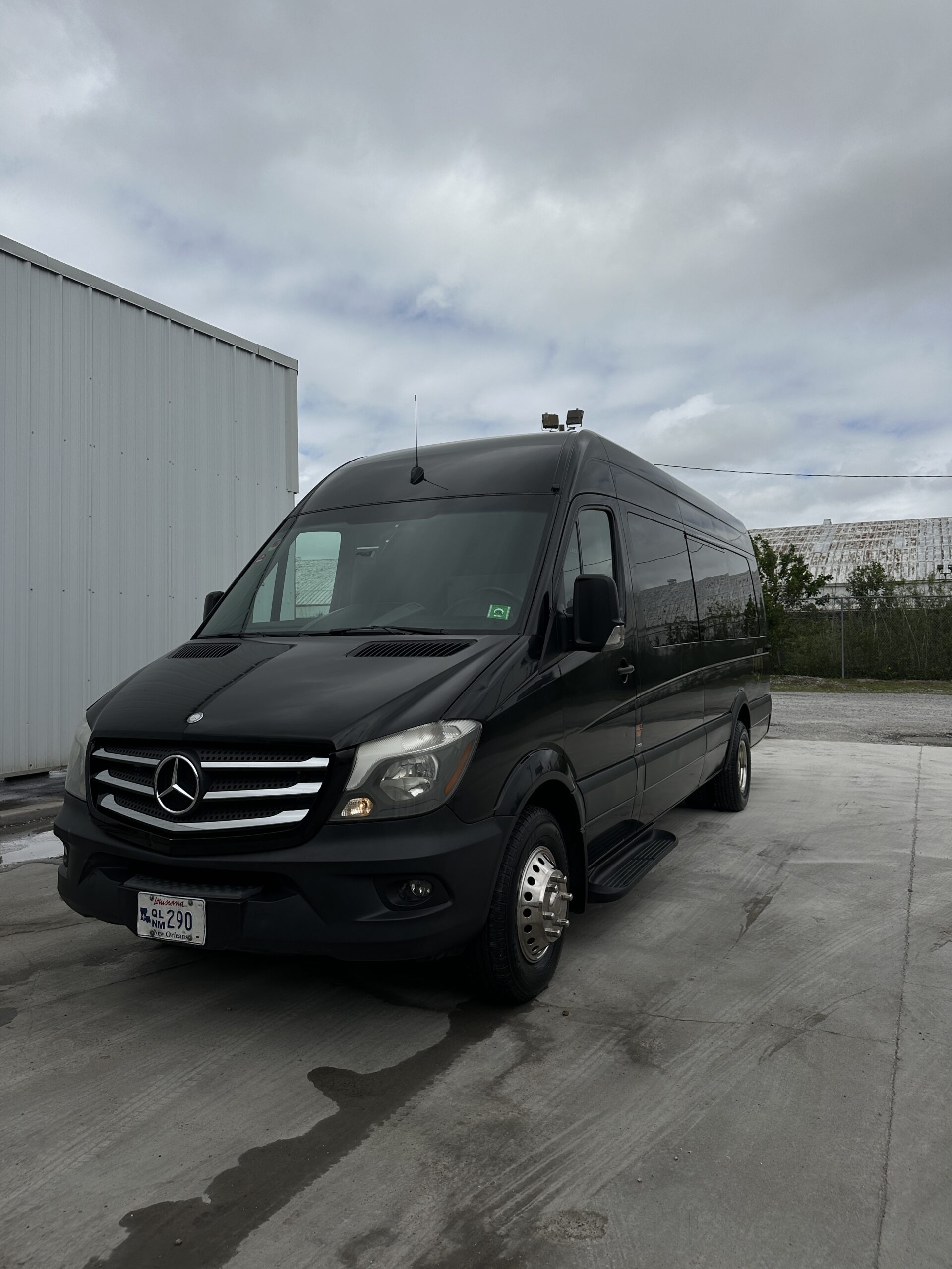 Interior of blood mobile specialty vehicle.